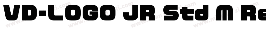 VD-LOGO JR Std M Reg字体转换